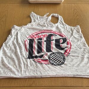 Bella Canvas White Graphic Tank Top